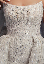 C2024-BG96 - beaded strapless ball gown wedding dress