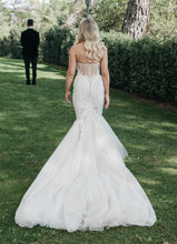 C2024-SSBP8 - mermaid strapless sweetheart wedding gown with beaded embroidery
