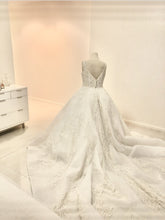 C2024-NAL60 - sleeveless beaded embroidery wedding ball gown