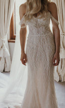 C2024-PC814 - strapless beaded wedding gown inspired