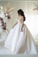 C2024-SK62 - sleeveless v-neck ball gown wedding dress