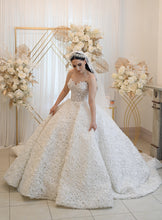 C2024-NAL571 - strapless ball gown wedding dress