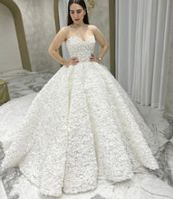 C2024-NAL571 - strapless ball gown wedding dress