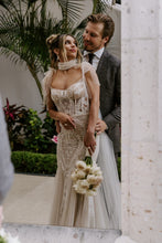 C2025-BP20-p102 - fitted embroidered wedding gown