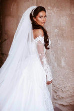 C2025-RD88 - strapless off the shoulder beaded embroidery wedding gown