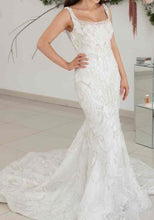 C2025-NAL582 - scoop neck sleeveless beaded ball gown wedding dress