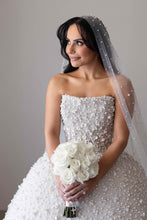 C2024-SBG626 - Strapless beaded formal ball gown wedding dress