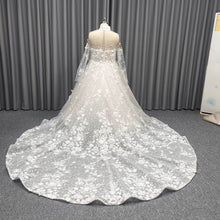 C2024-JDuke - plus size long sleeve wedding ball gown