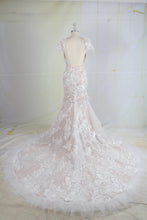 C2023-Ericka Laprell – short sleeve v-neck wedding gown inspired by berta bridal 18-102