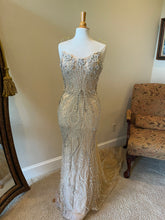 C2024-IA - strapless beaded evening gown for Prom or Pageant