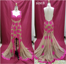 Style C2019- SS448 - Robes de soirée élégantes en dentelle transparente pour mariage, bal ou concours de beauté