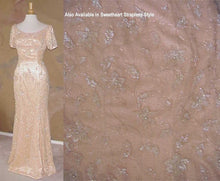 Style 2160 - Robe de soirée mère de la mariée à manches courtes 
