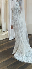 C2023-MLS44 - robe de mariée modeste, manches longues, dos nu