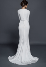 #50150032 - Vestido de novia modesto de manga larga 