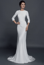 #50150032 - Vestido de novia modesto de manga larga 
