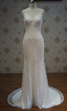 Style C010719 Robes de mariée à bretelles spaghetti et perles 
