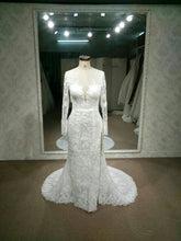 Estilo C2016Baird - Vestido de novia de encaje de manga larga