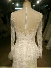 Estilo C2016Baird - Vestido de novia de encaje de manga larga