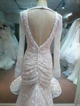 Estilo #C2015-MJLS - Vestido de novia de manga larga 